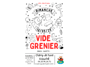 vide greniers 18 mai