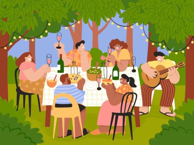 Barbecue à Fontaine-les-Bassets