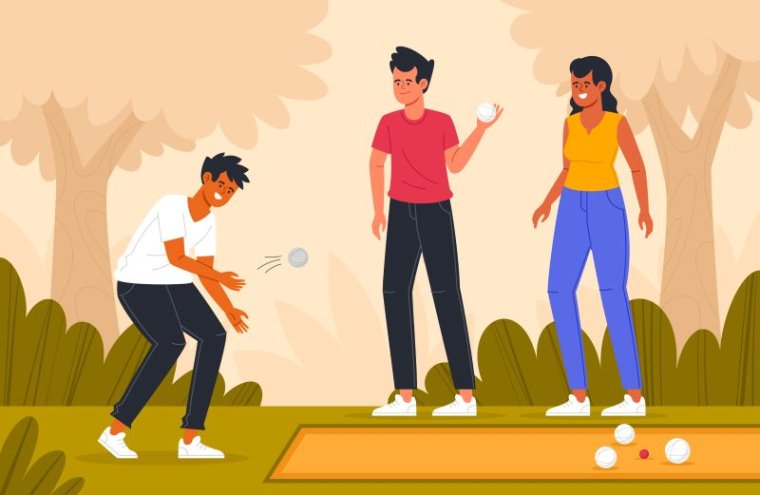 Concours de pétanque à Ecouché