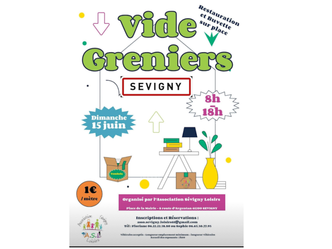 Vide grenier sévigny