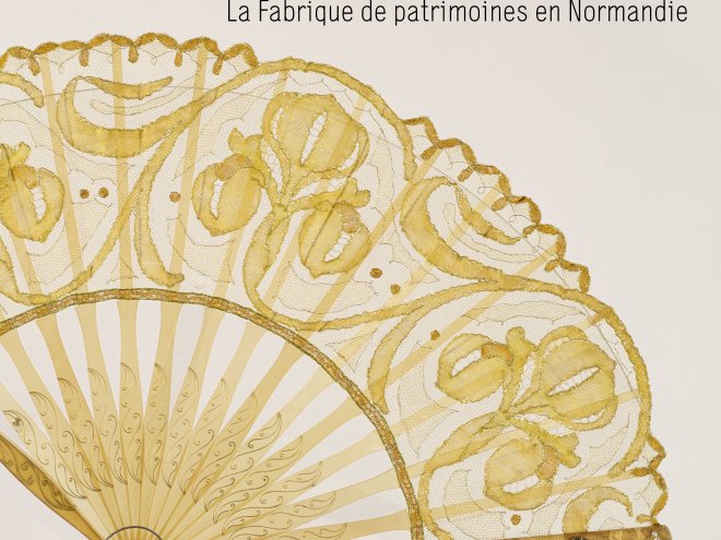 Eventail en dentelle polychrome, Felix Aubert