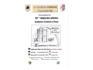 Salon des artistes Chambois Novembre 2025