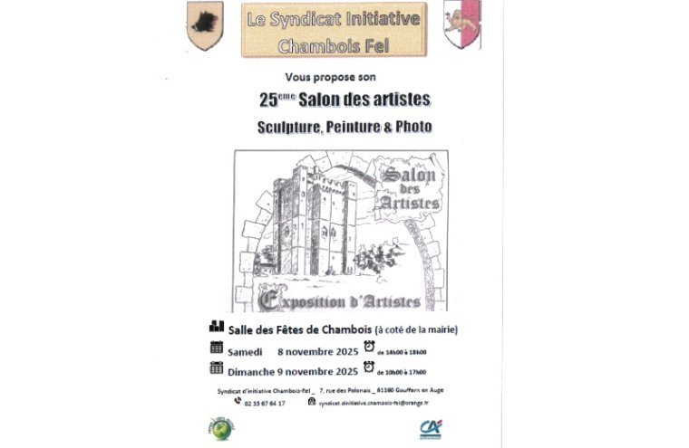 Salon des artistes Chambois Novembre 2025