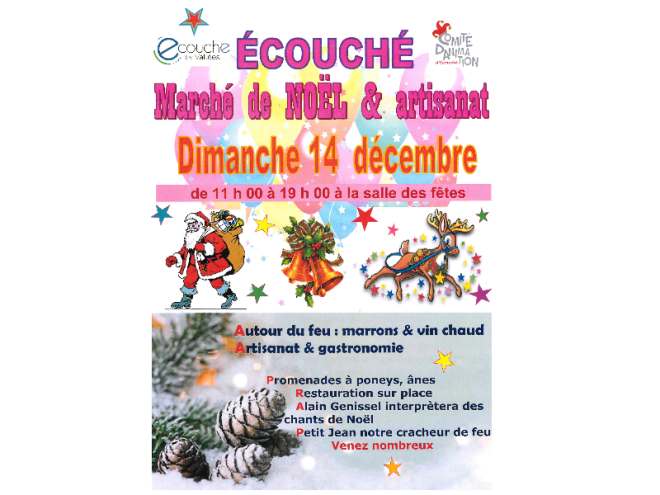 Marché de Noël Ecouché-les-Vallées 2025